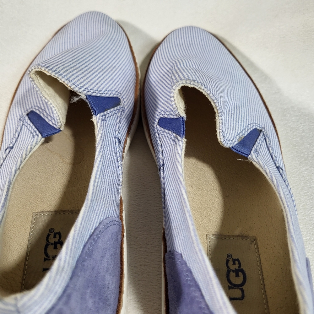 UGG Adley Stripe Slip On Sneakers Womens 9 - Picture 7 of 10